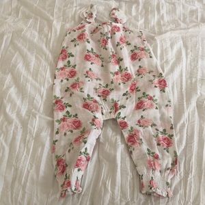 Rose floral mud pie jumper